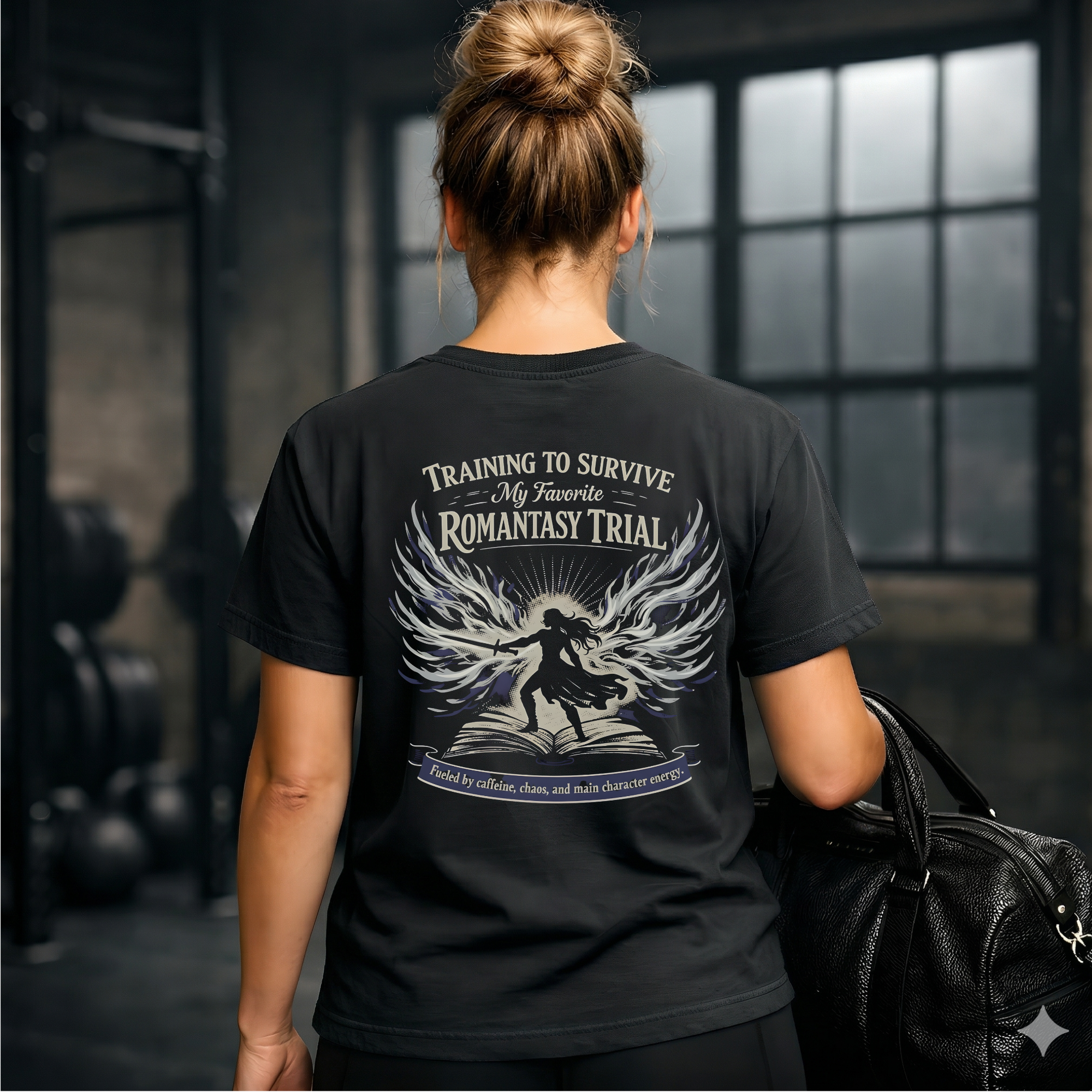 Blue Romantasy Trial Training T-shirt – Read It & Blush
