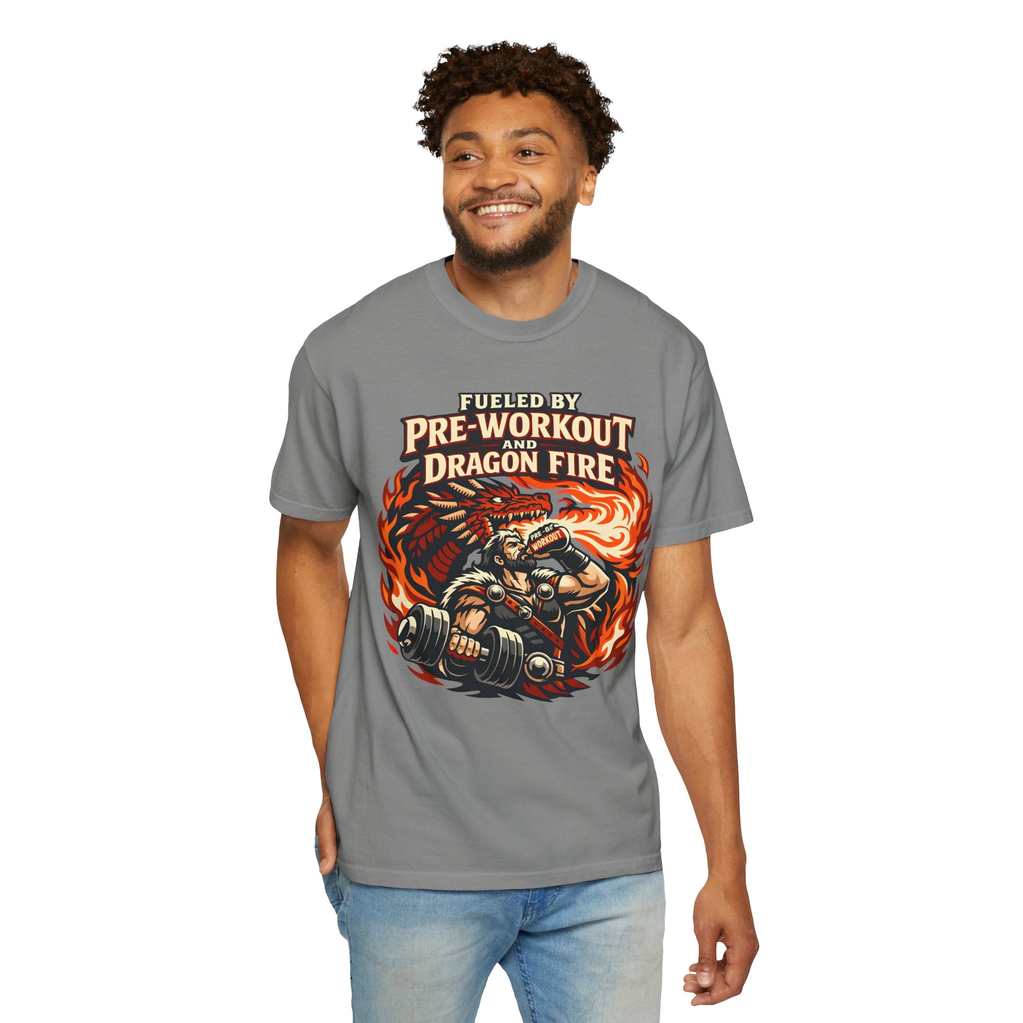 Fueled by Pre-Workout and Dragon Fire T-shirt
