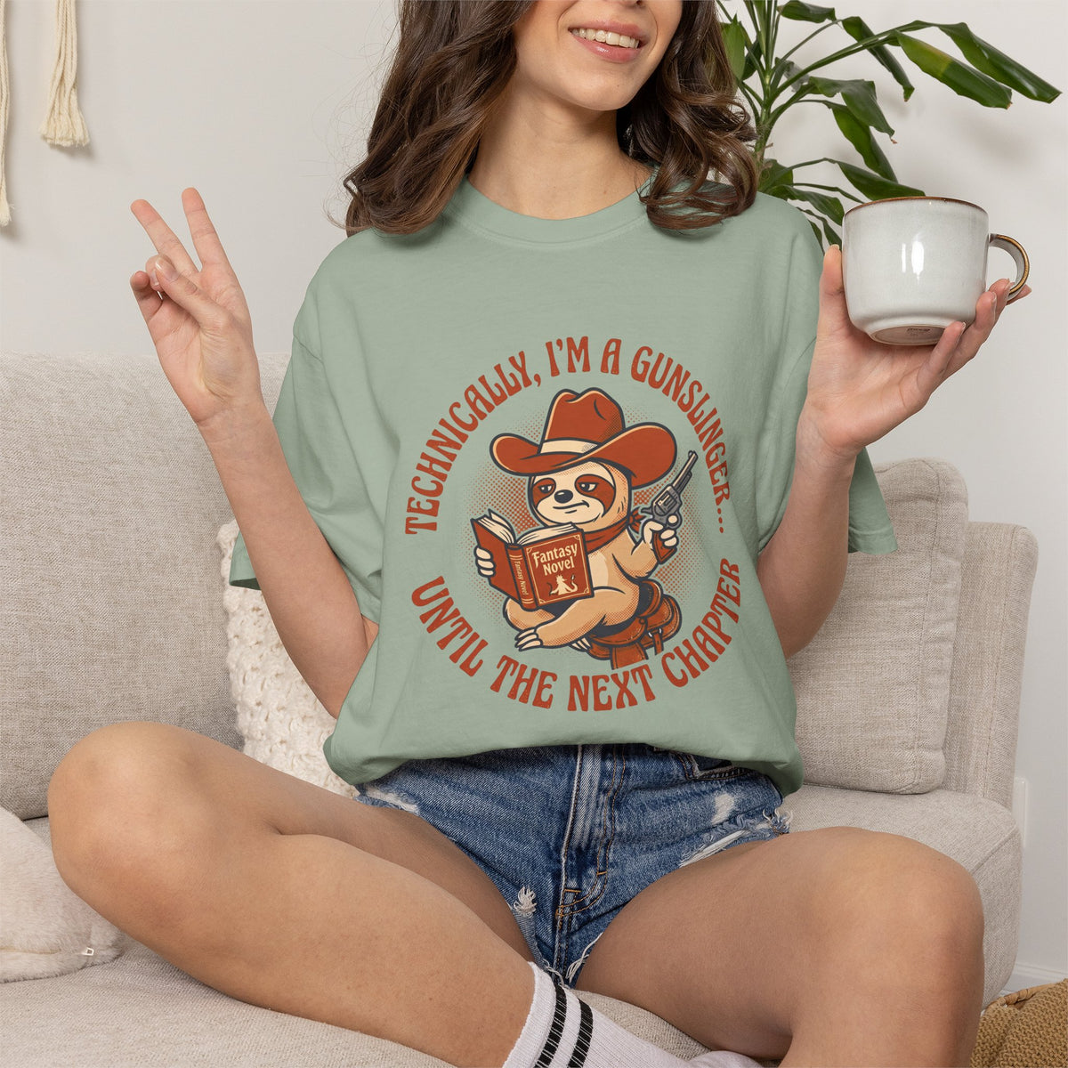 Sloth Cowboy T-shirt