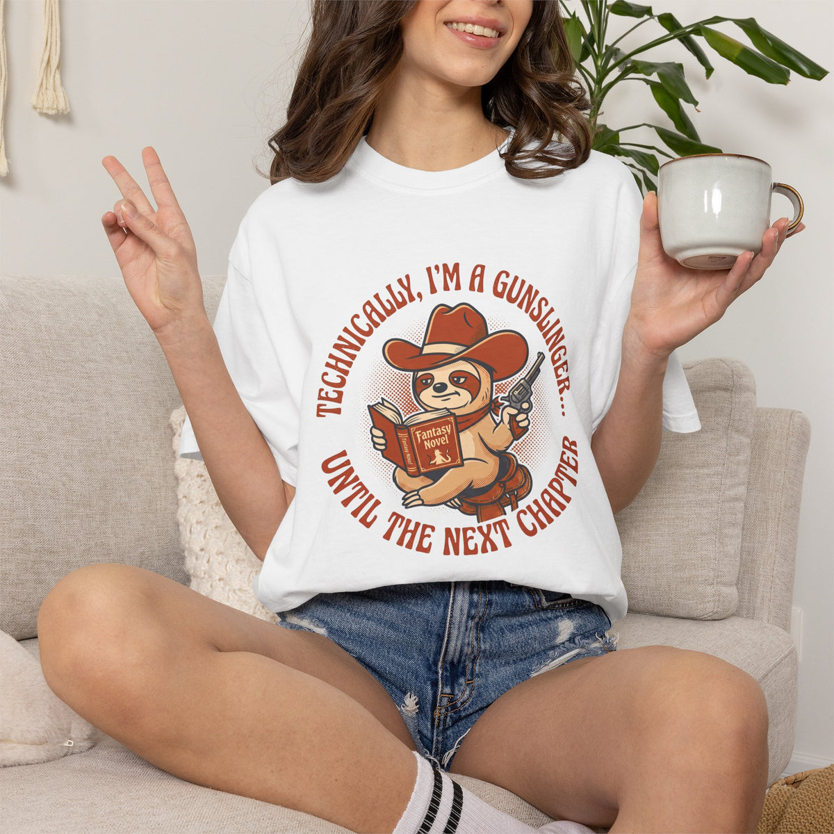 Sloth Cowboy T-shirt