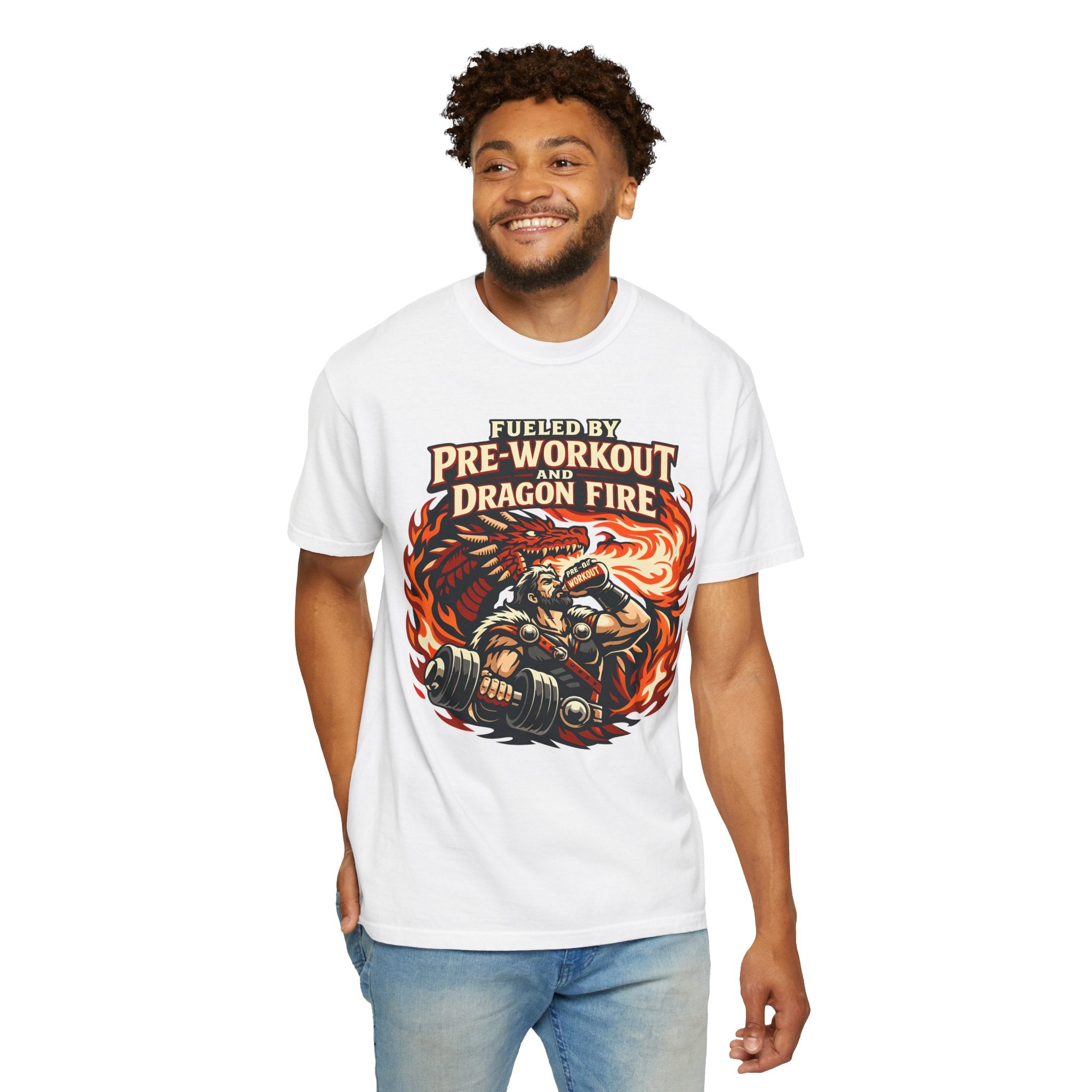 Fueled by Pre-Workout and Dragon Fire T-shirt