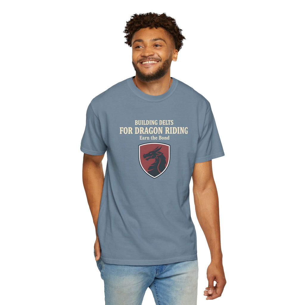 Building Delts for Dragon Riding T- shirt