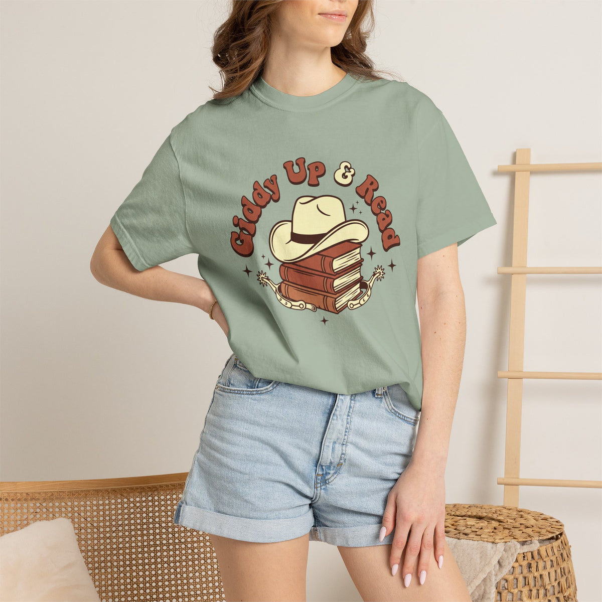 Giddy Up & Read  T-Shirt