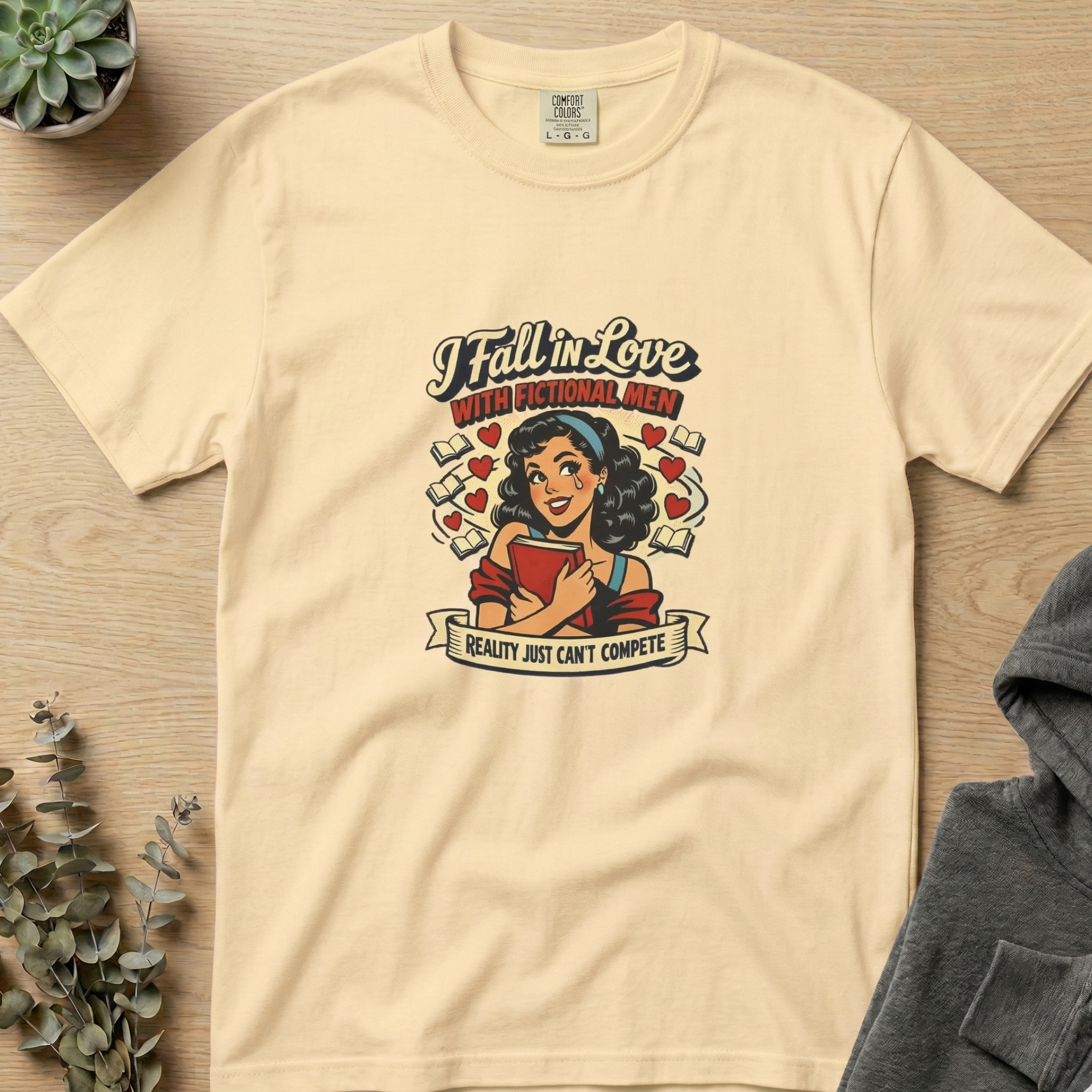 I Fall in Love with Fictional Men t-shirt