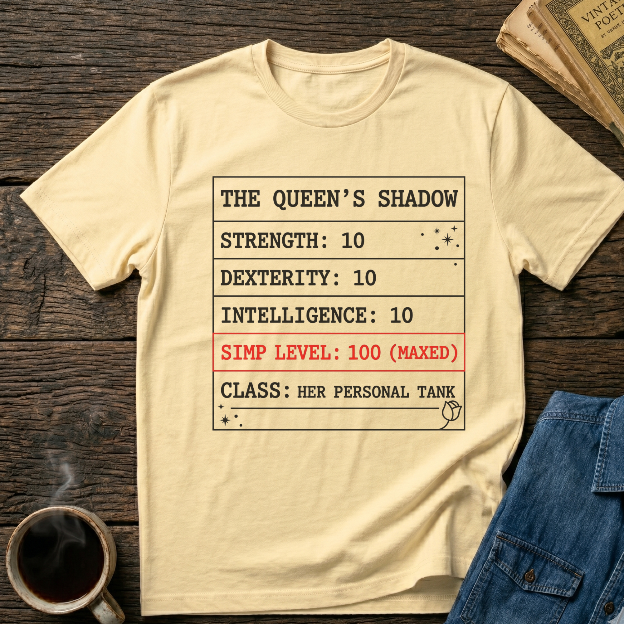 RPG Stat T-shirt
