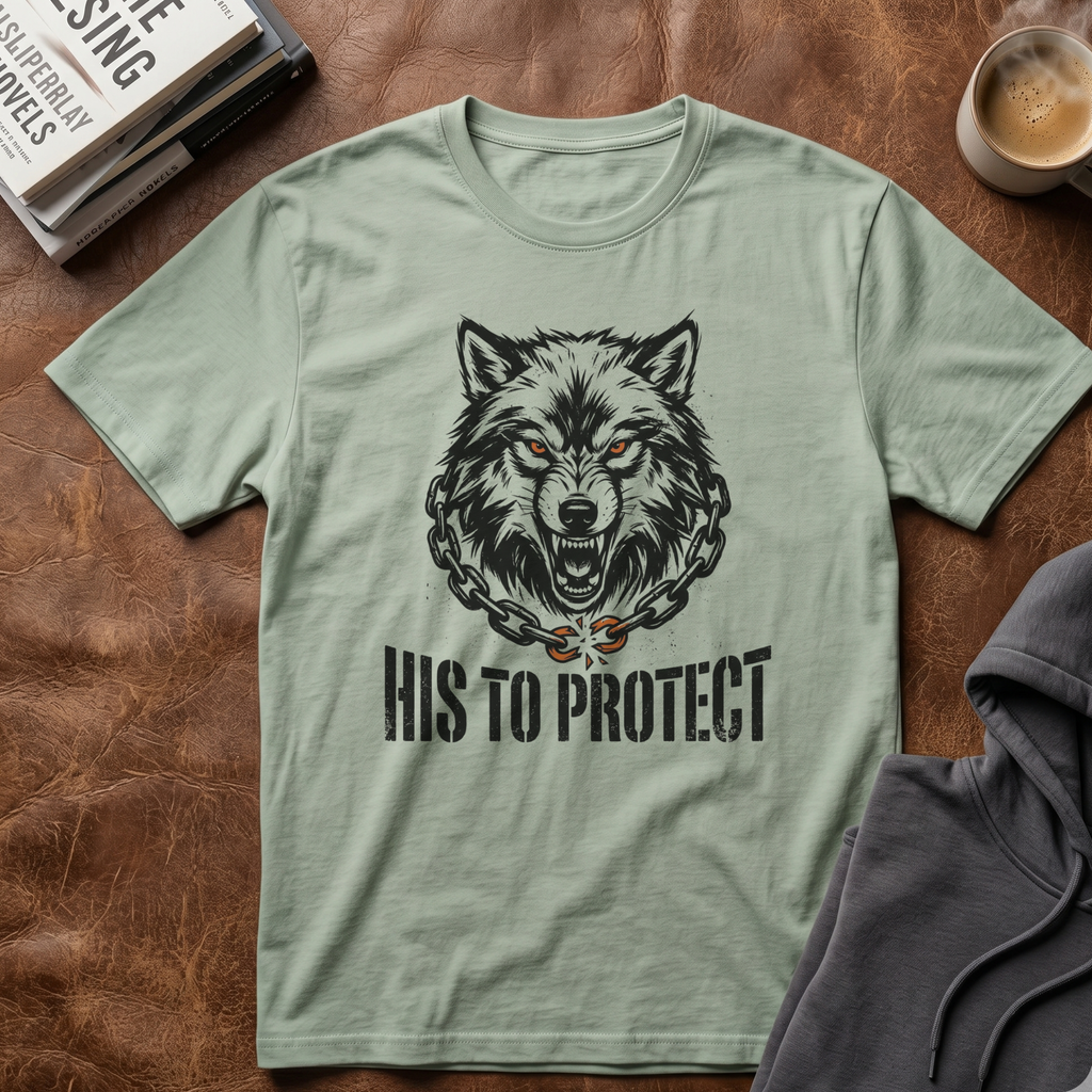 Wolf His to Protect T‑Shirt