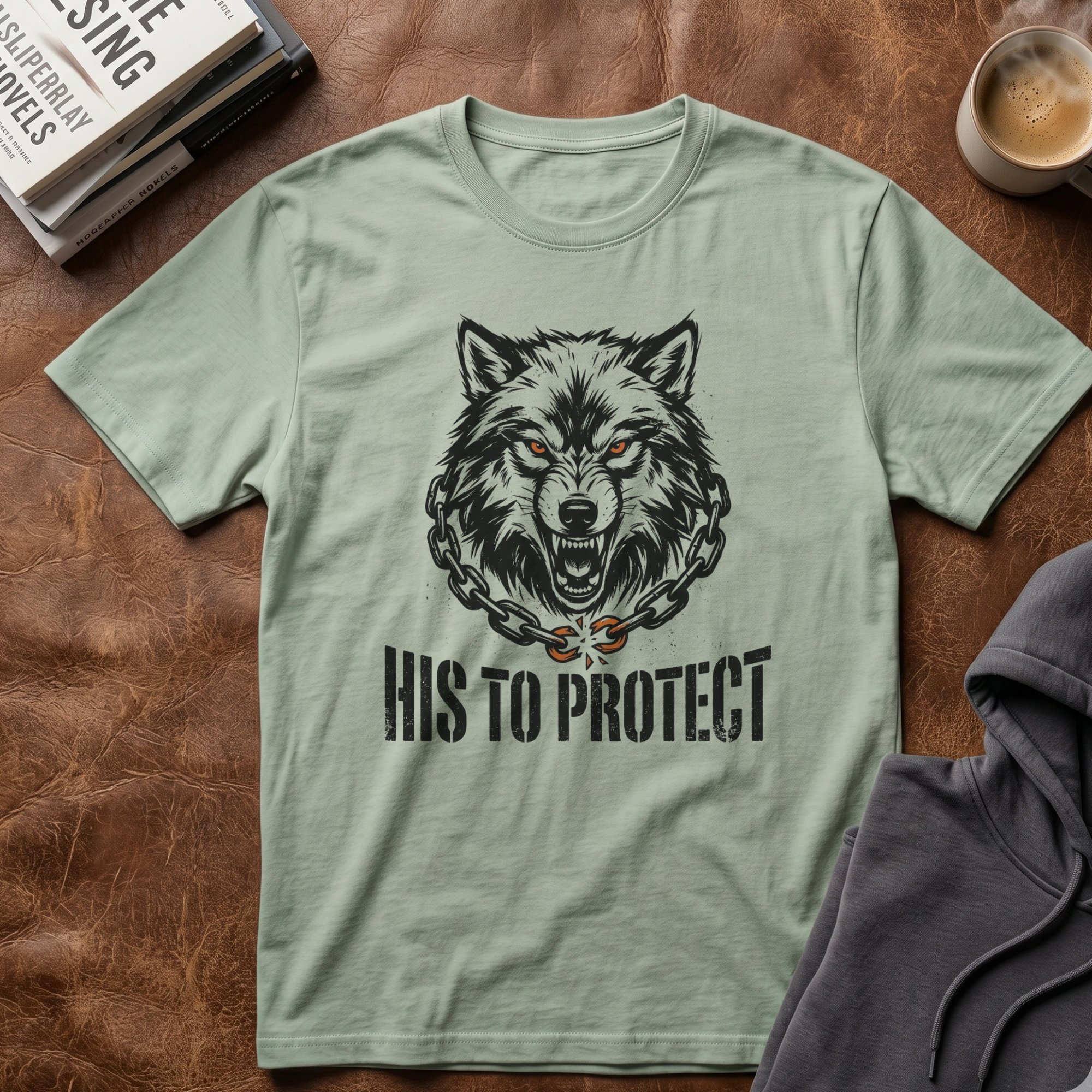 Wolf His to Protect T‑Shirt