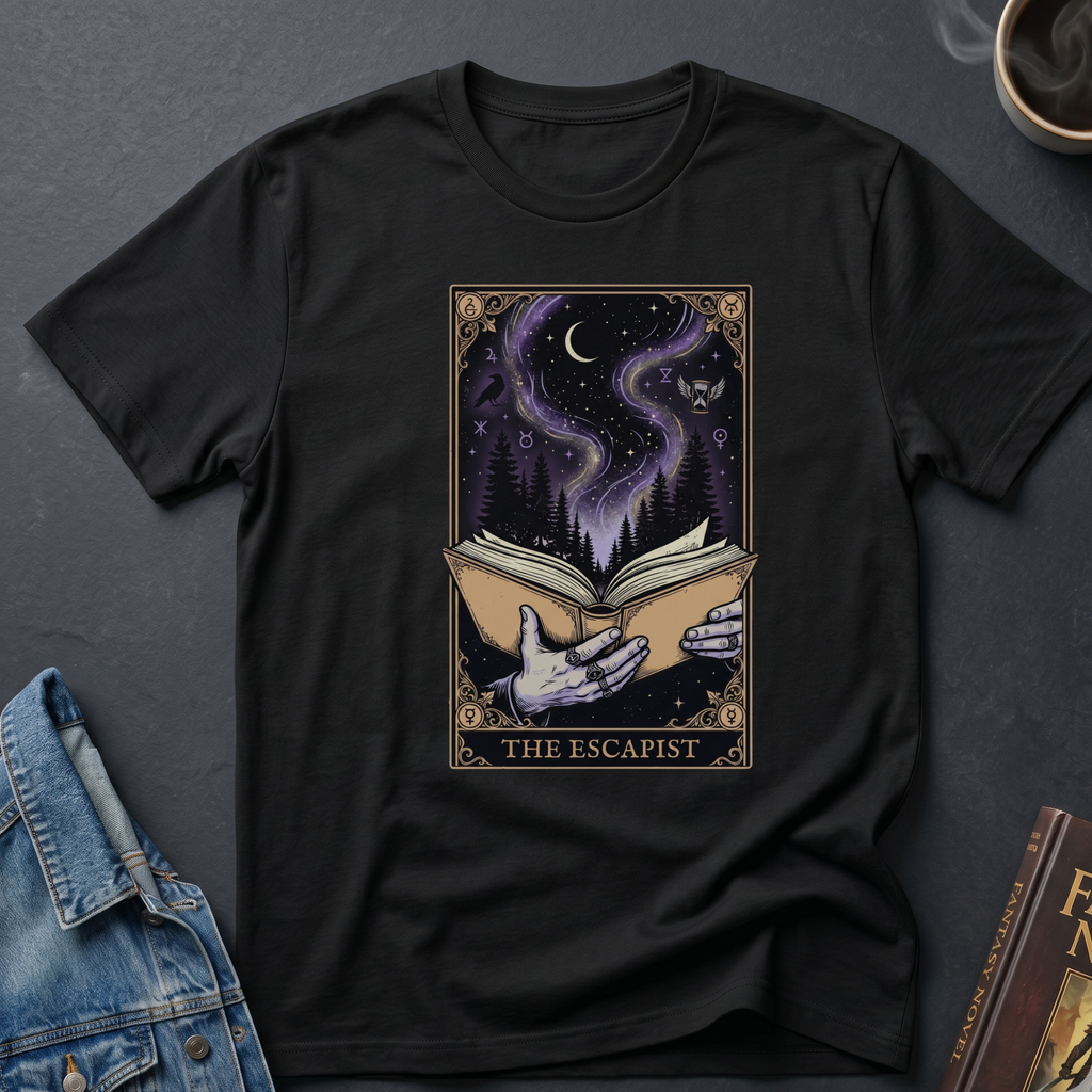 The Escapist Book Tarot T-Shirt