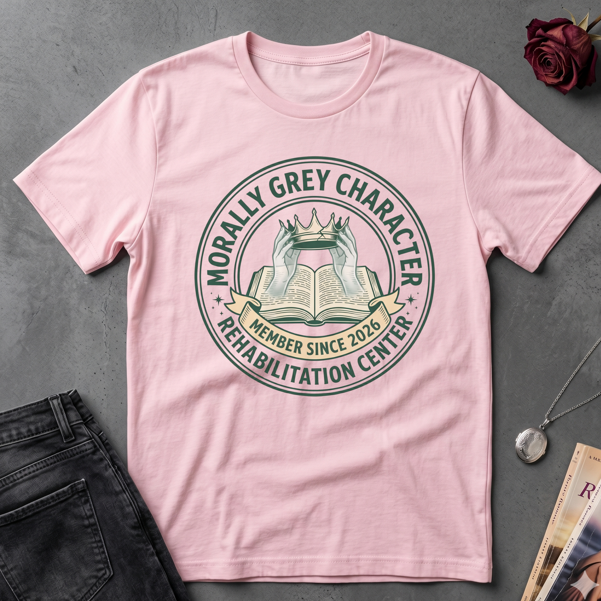 Morally Grey Character Rehab Center T-Shirt