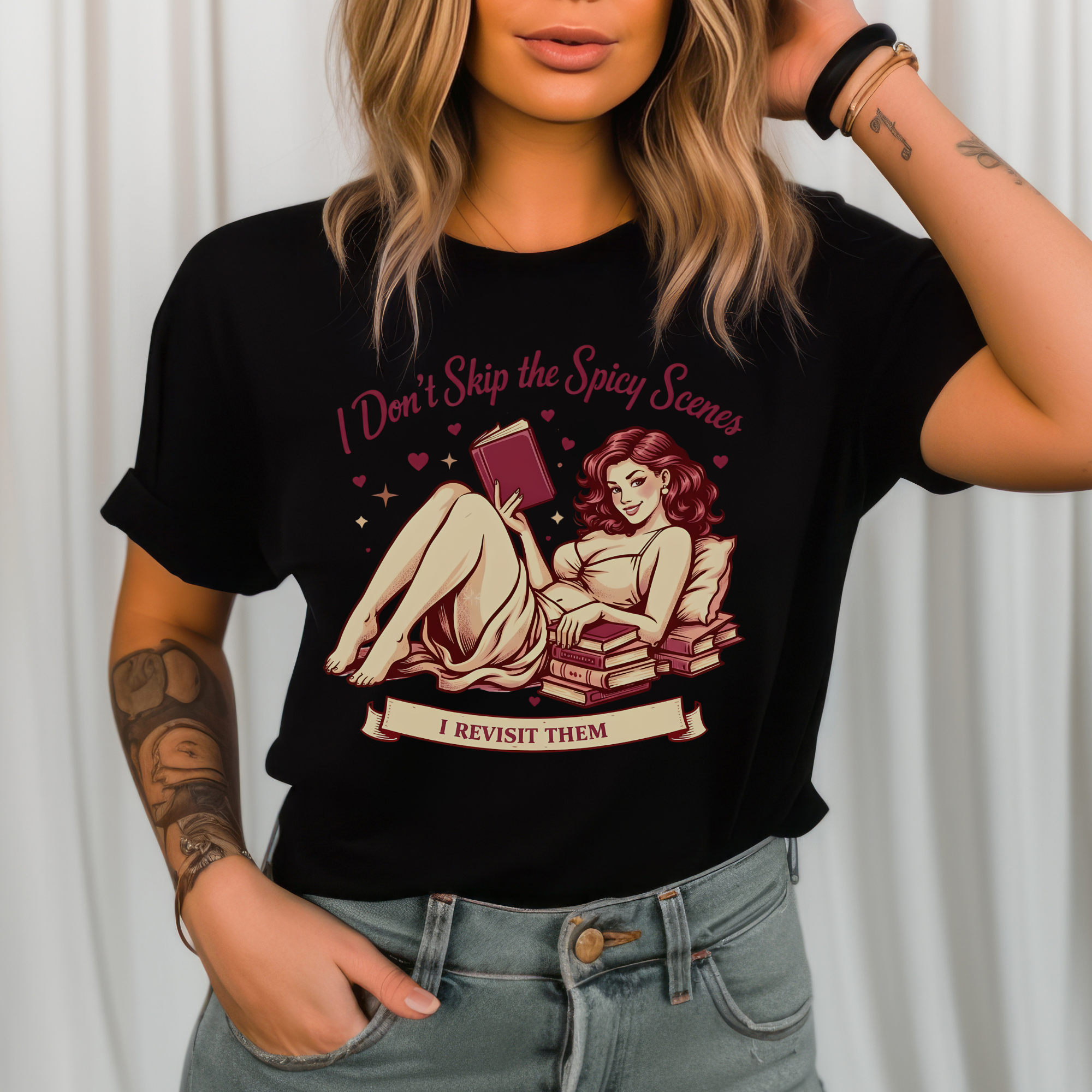 I Don't Skip Spicy Scenes T-shirt
