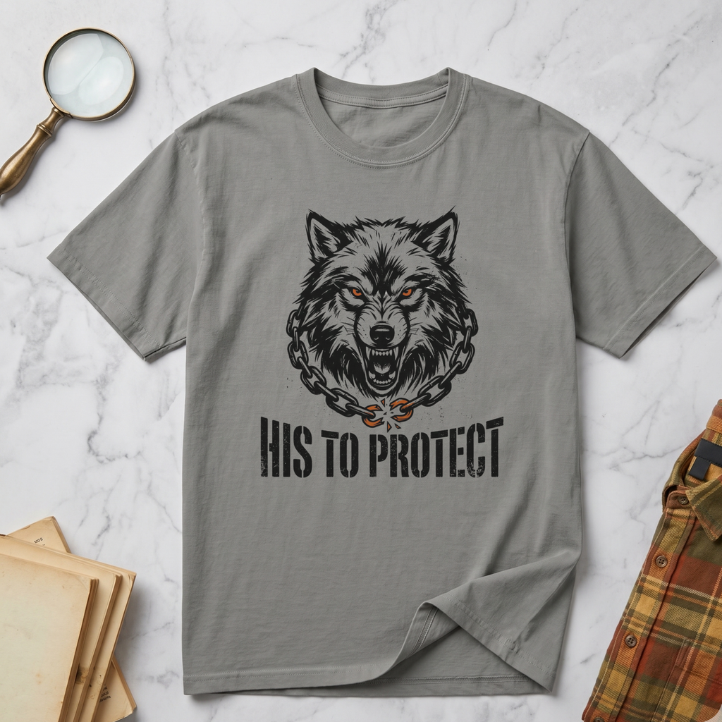 Wolf His to Protect T‑Shirt