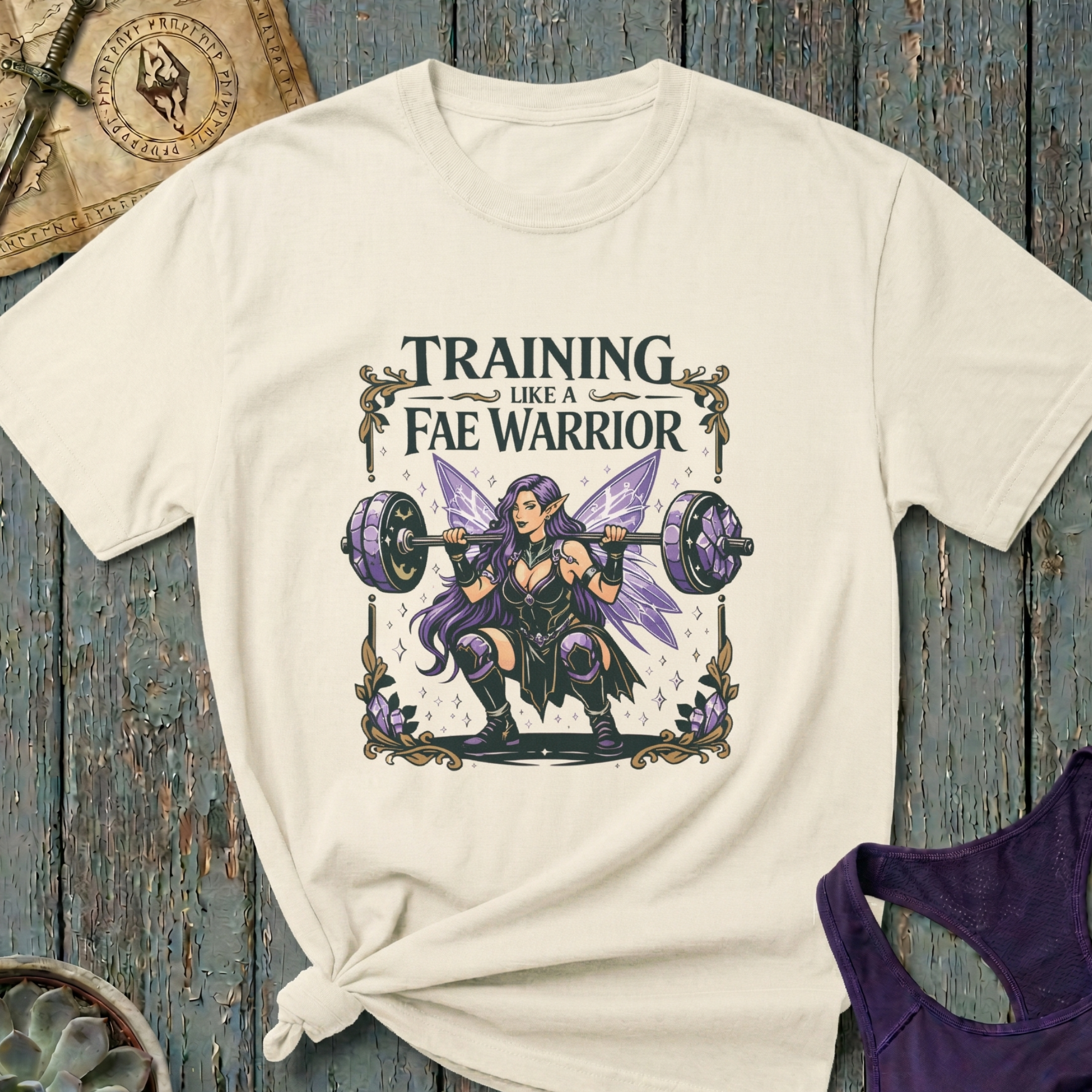 Training Like a Fae Warrior T-Shirt