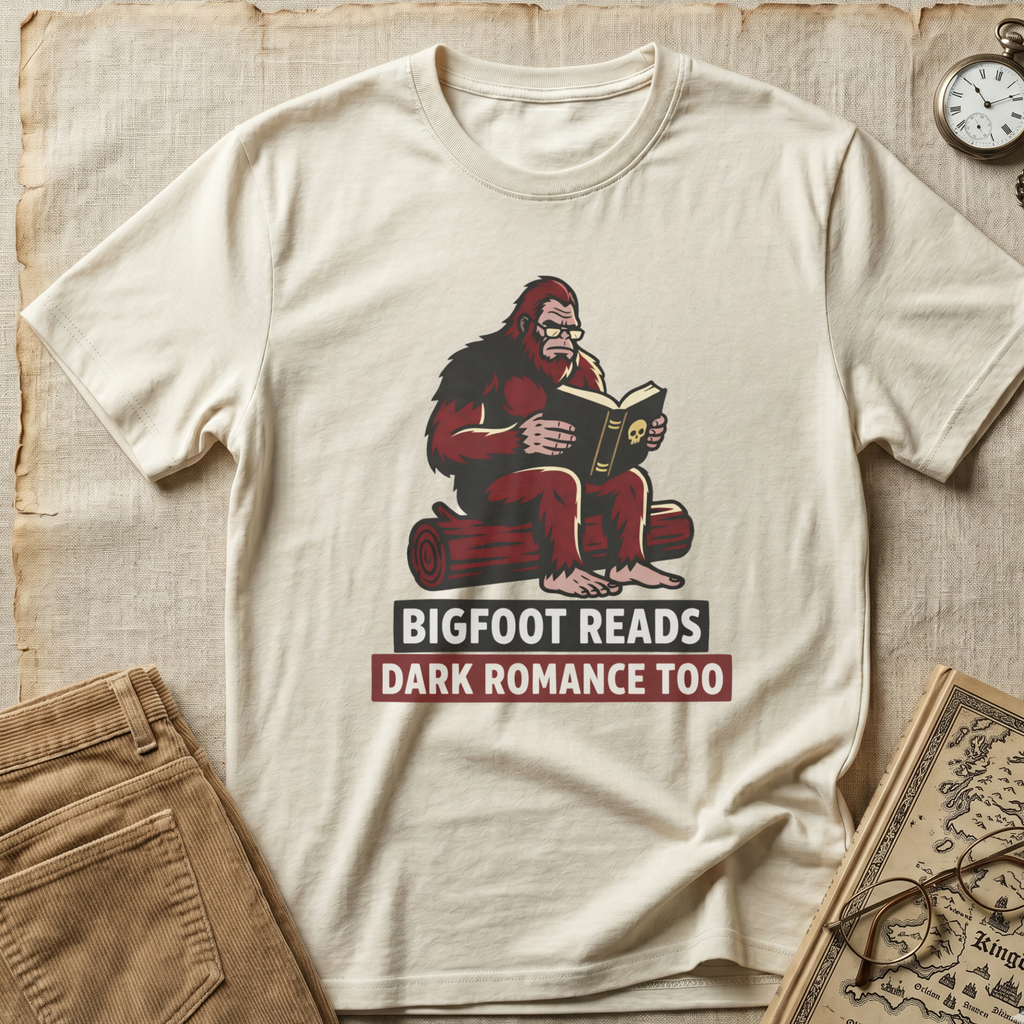 Bigfoot Reads T‑Shirt