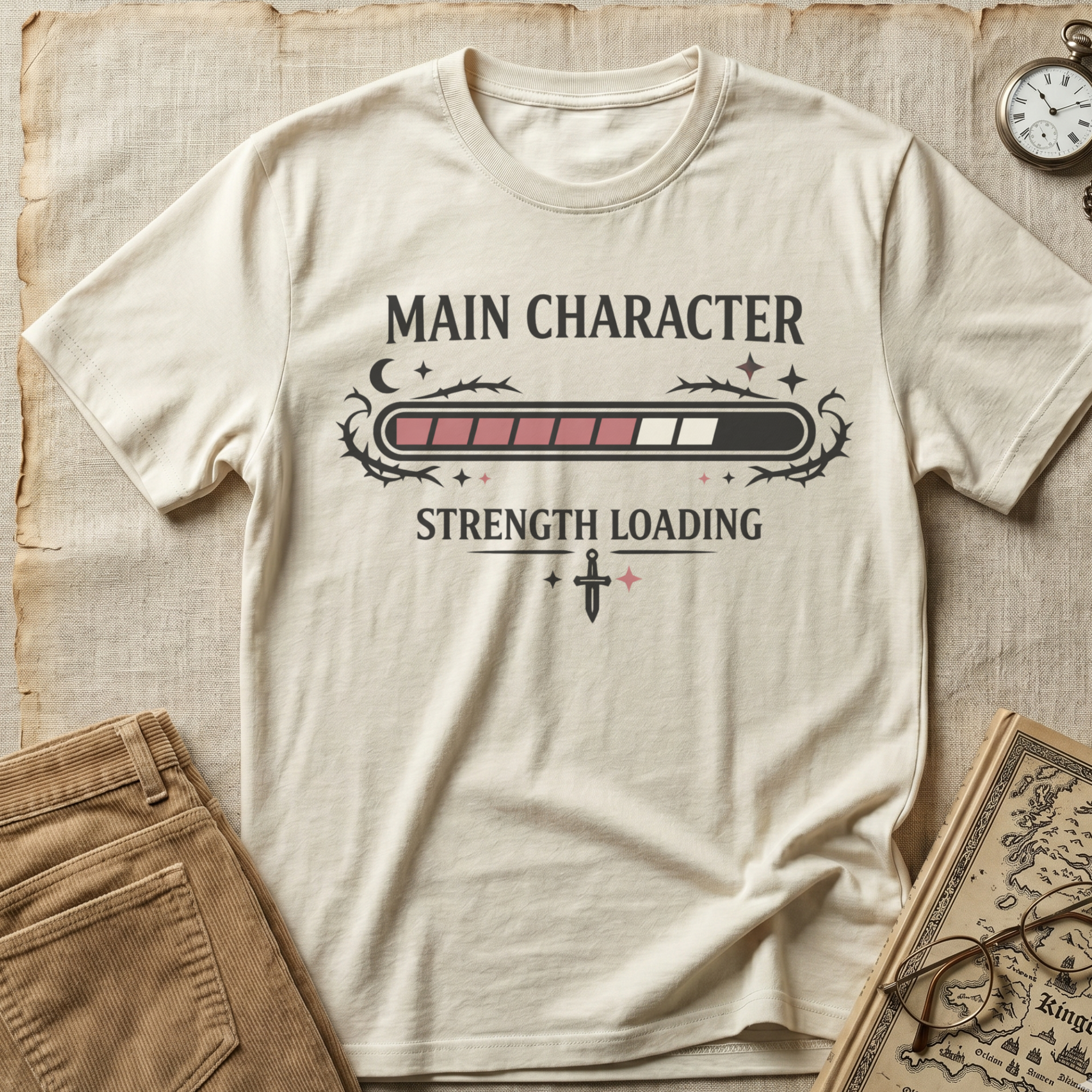 Main Character Strength Loading T-Shirt