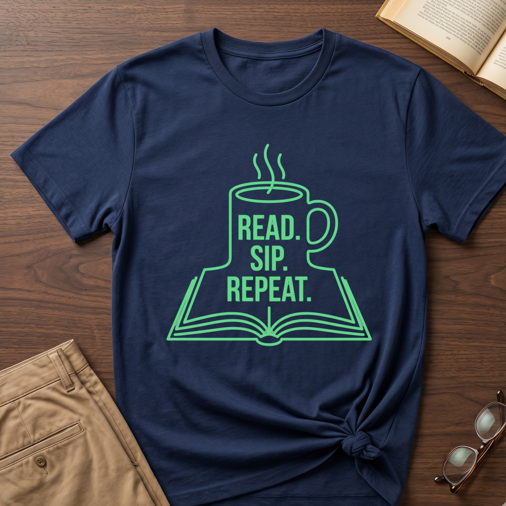 Read. Sip. Repeat. T-Shirt