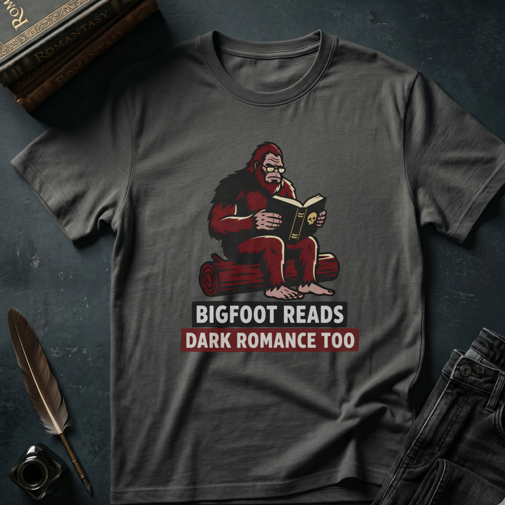 Bigfoot Reads T‑Shirt