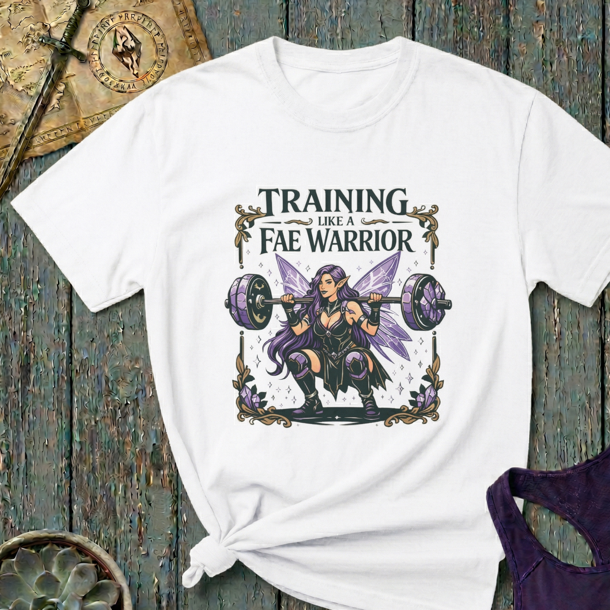 Training Like a Fae Warrior T-Shirt