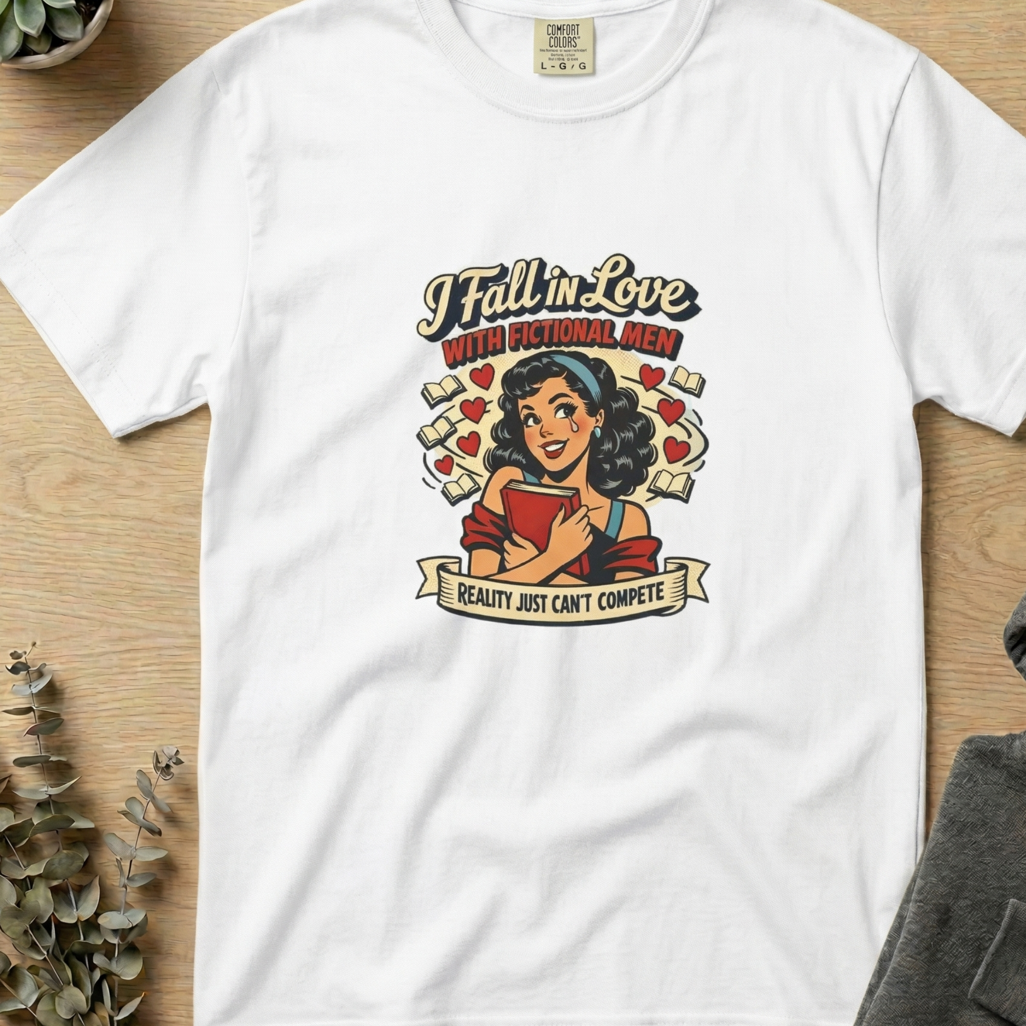 I Fall in Love with Fictional Men t-shirt