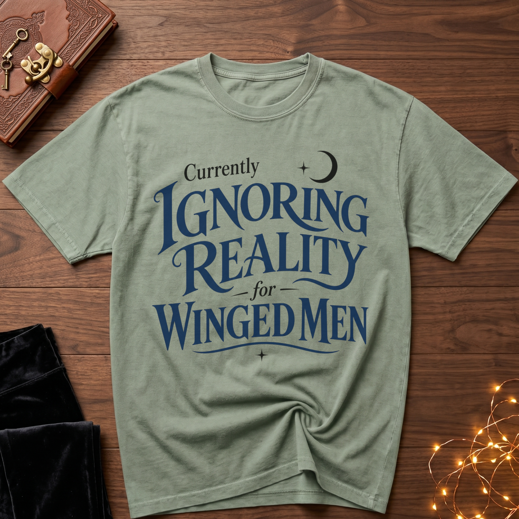 Ignoring Reality for Winged Men T-Shirt