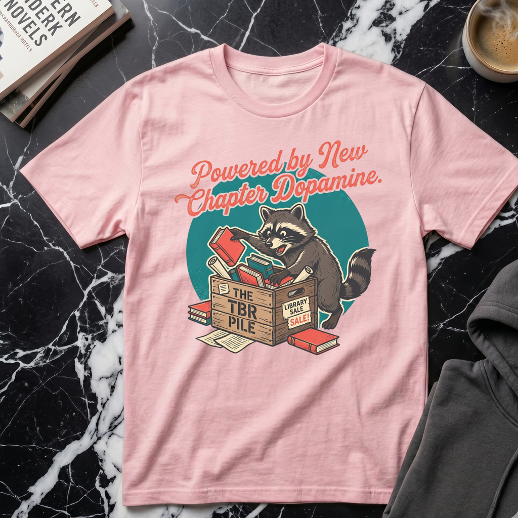 Powered by New Chapter Dopamine Raccoon T-Shirt