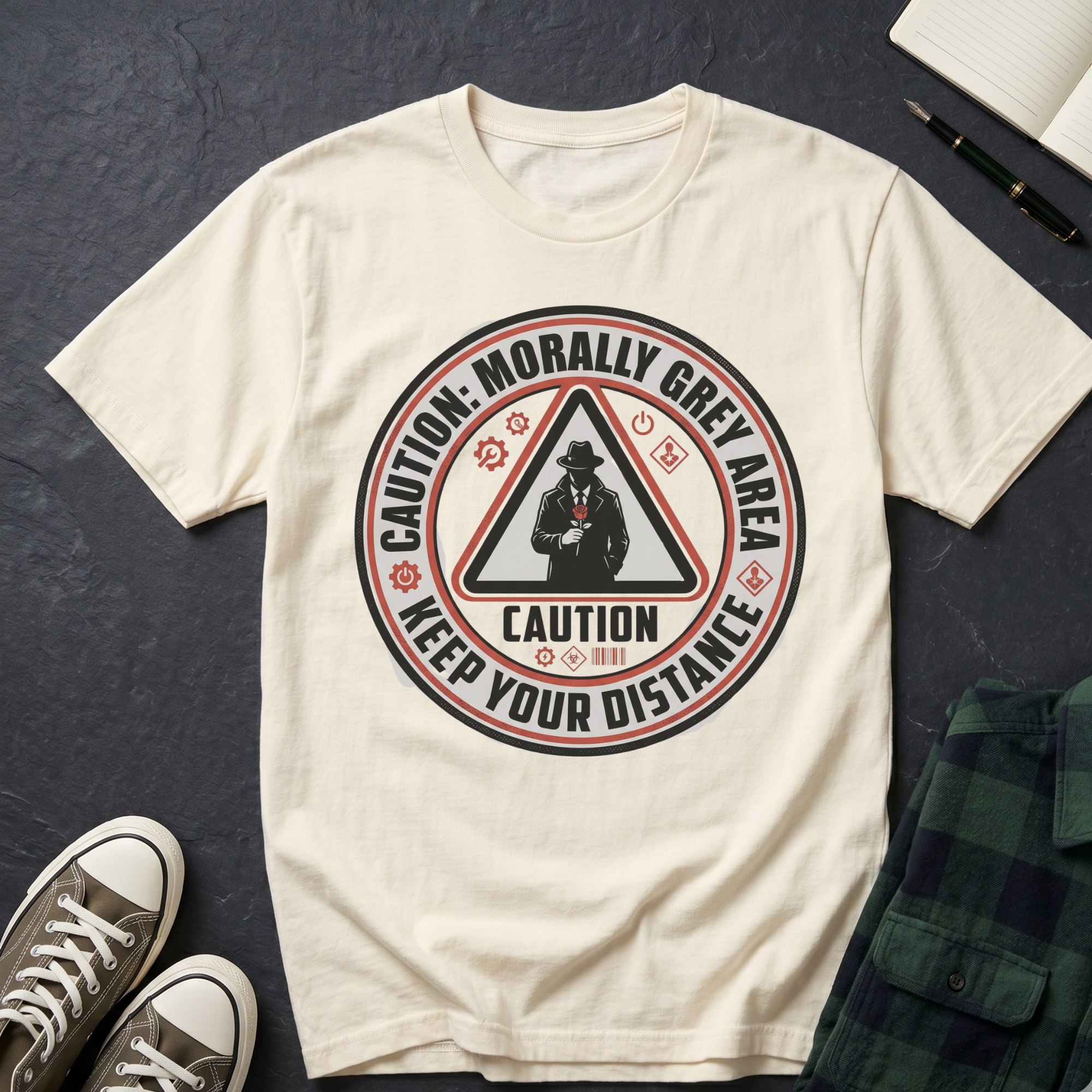 Caution: Morally Grey Area T-shirt