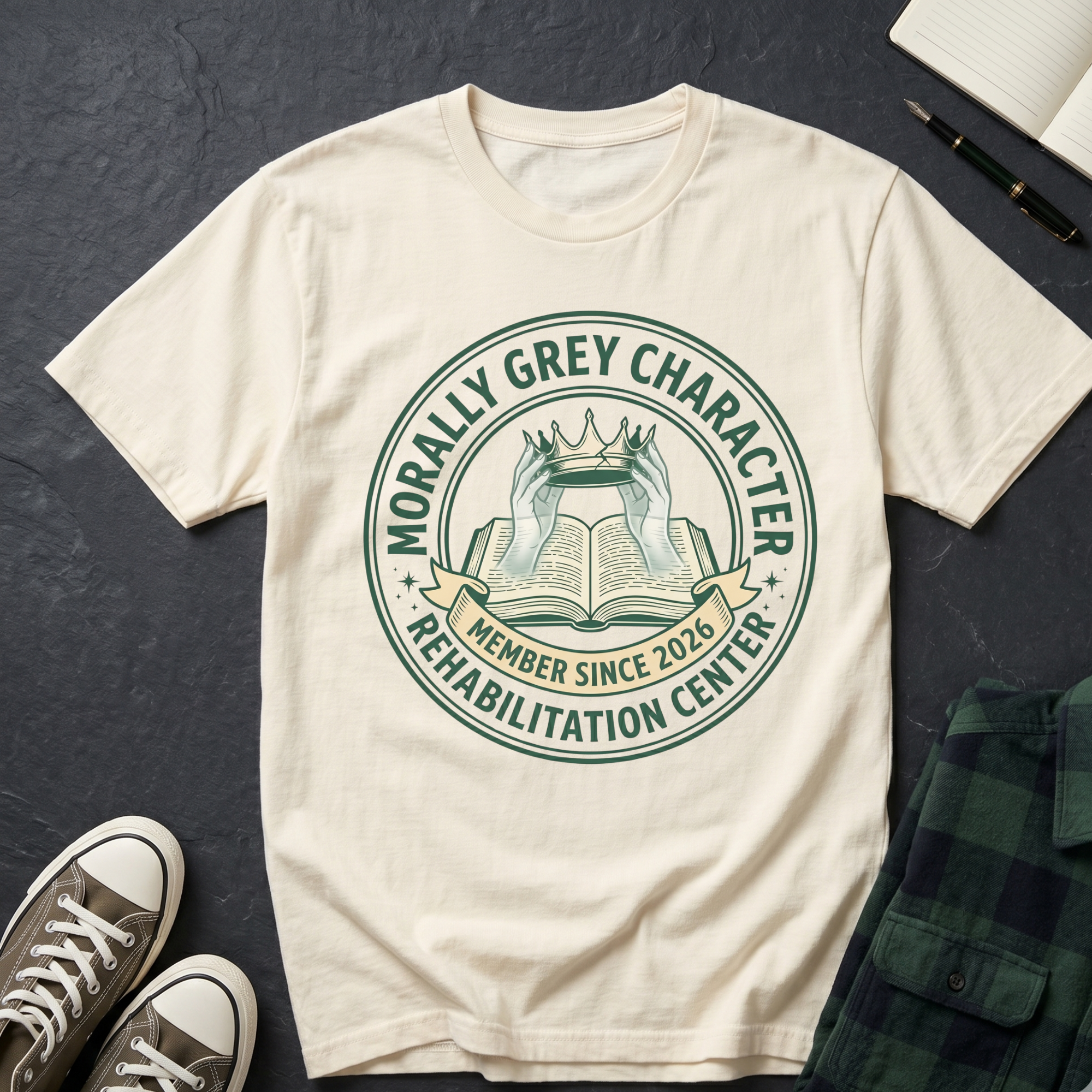 Morally Grey Character Rehab Center T-Shirt