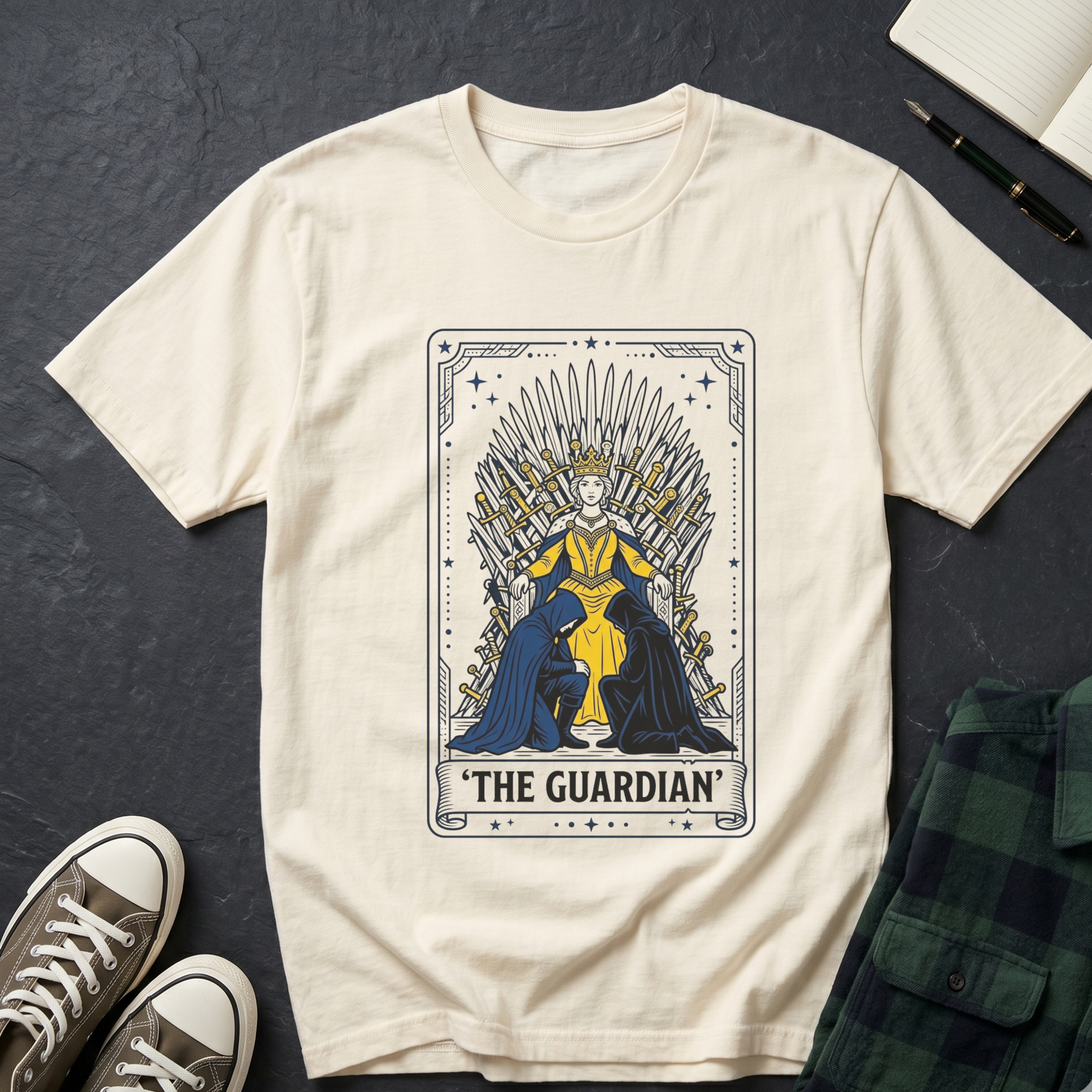 The Guardian Tarot Card T-Shirt