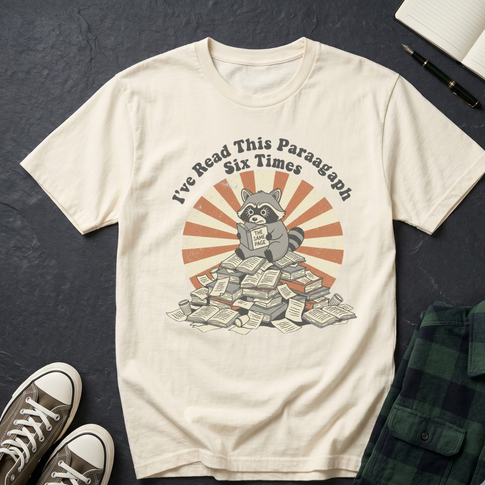 I've Read This Paragraph Six Times T-shirt