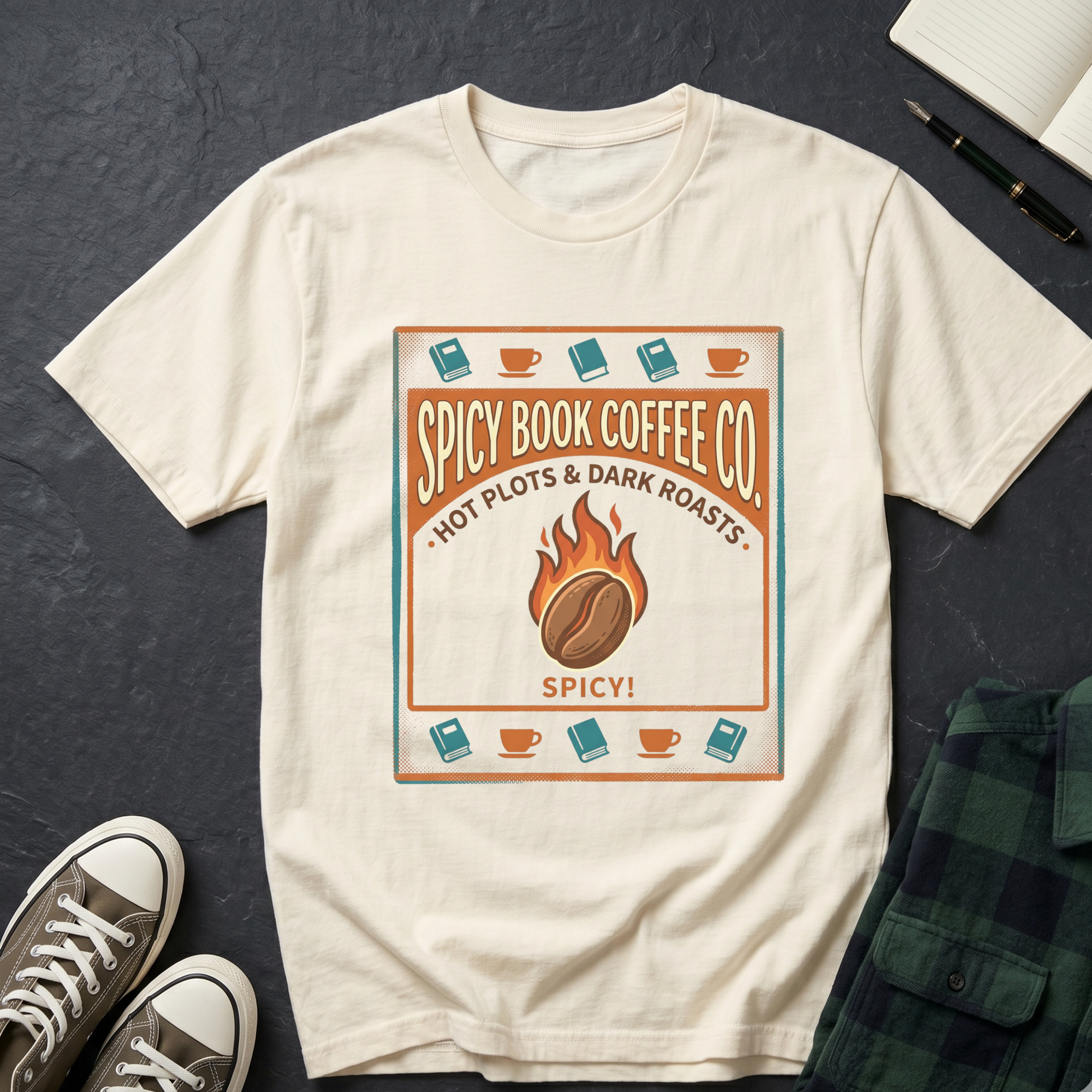 Spicy Book Coffee Co. T-Shirt