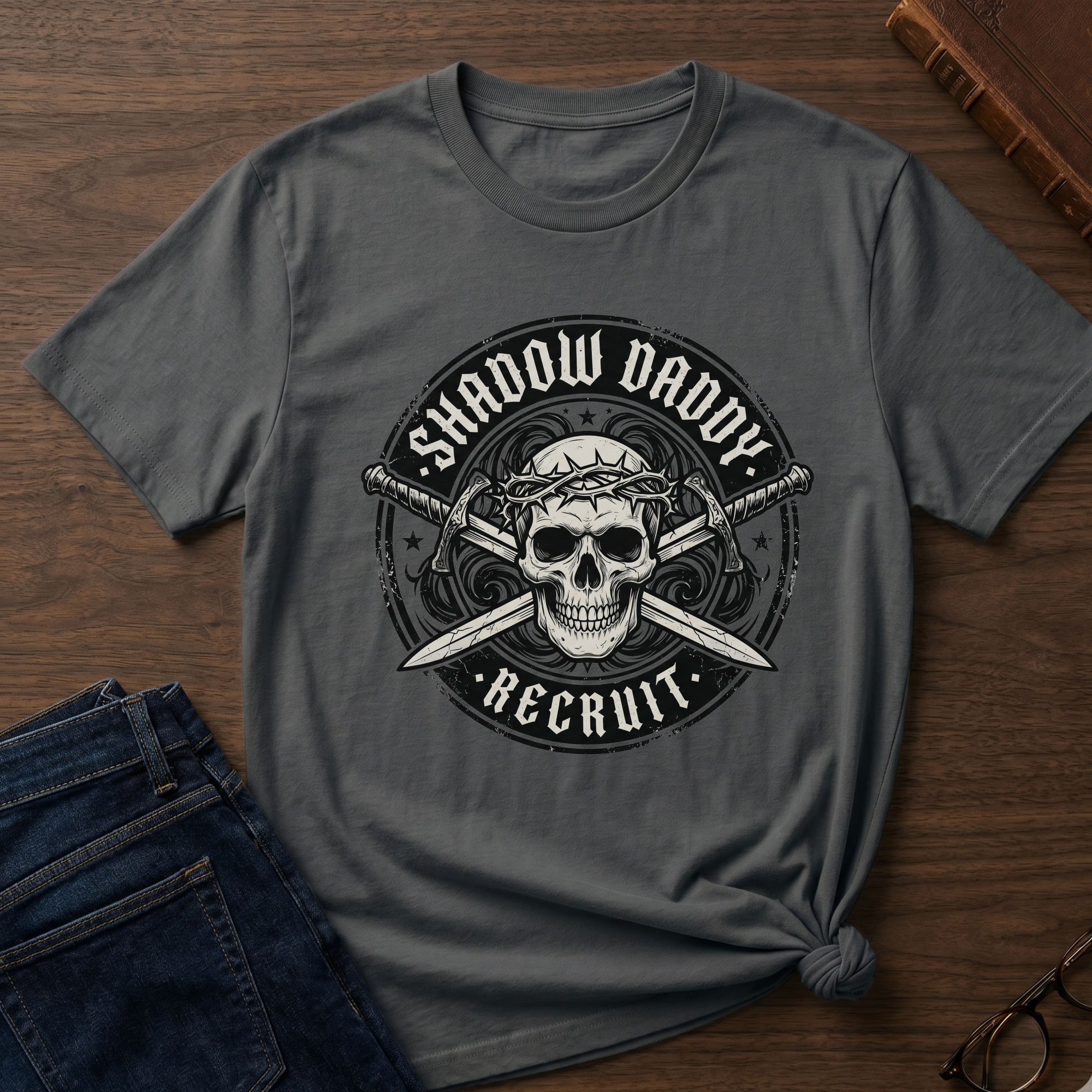 Shadow Daddy Recruit Skull T-Shirt