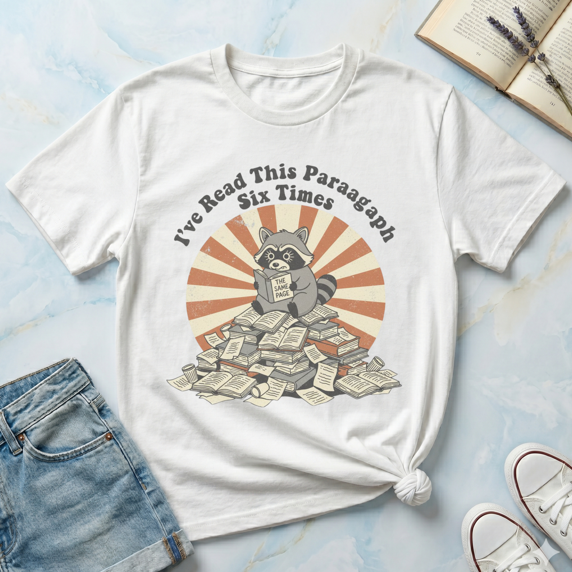 I've Read This Paragraph Six Times T-shirt