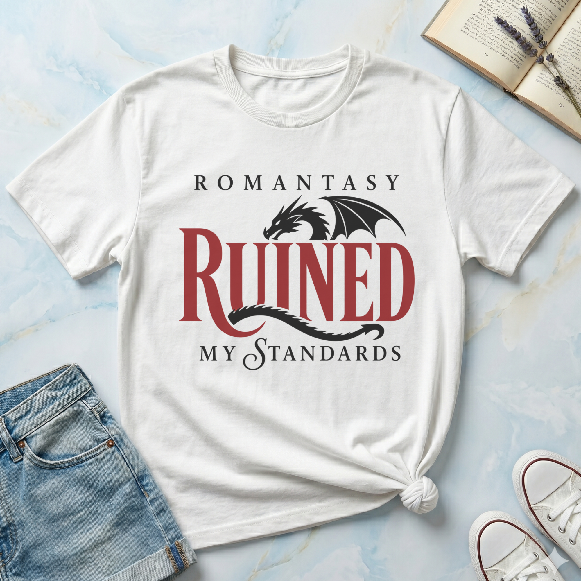 Romantasy Ruined My Standards  T-Shirt