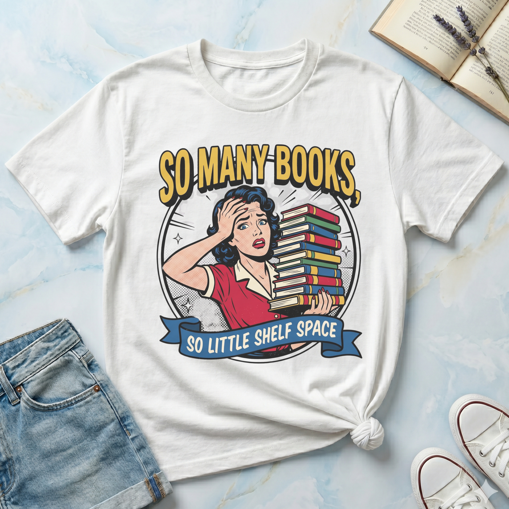 So Many Books T-shirt