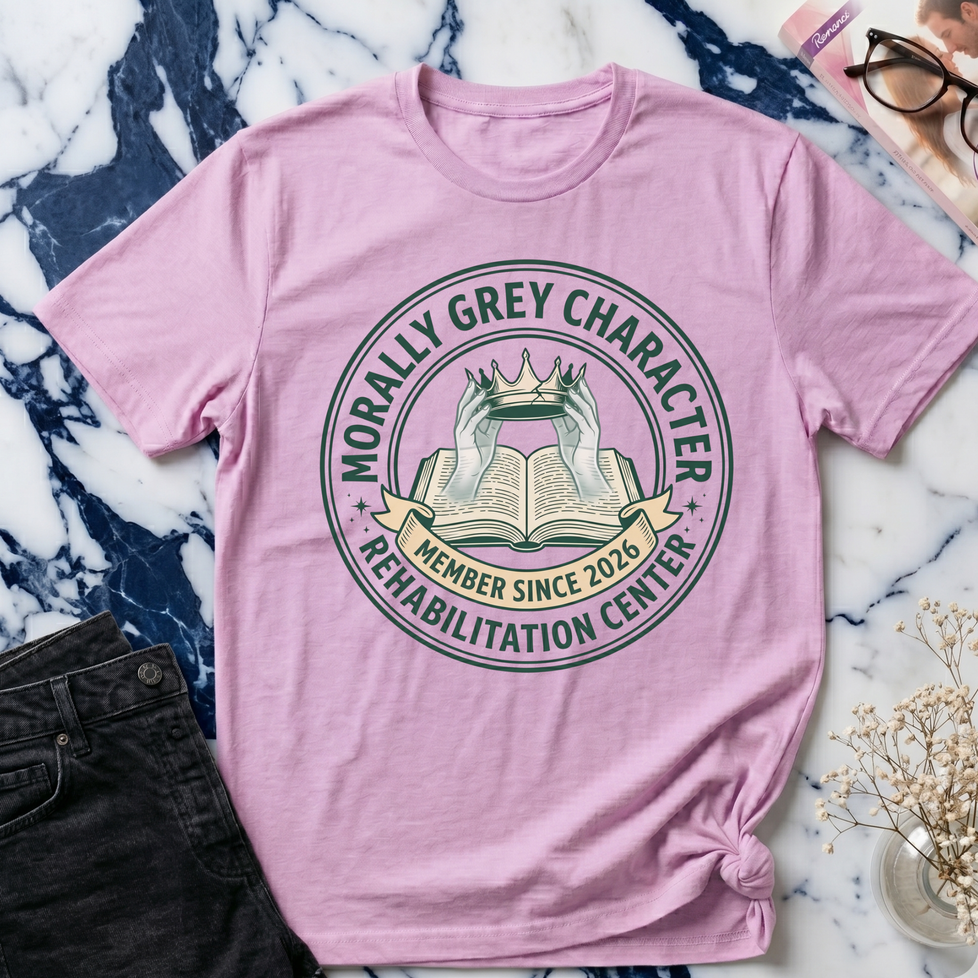 Morally Grey Character Rehab Center T-Shirt