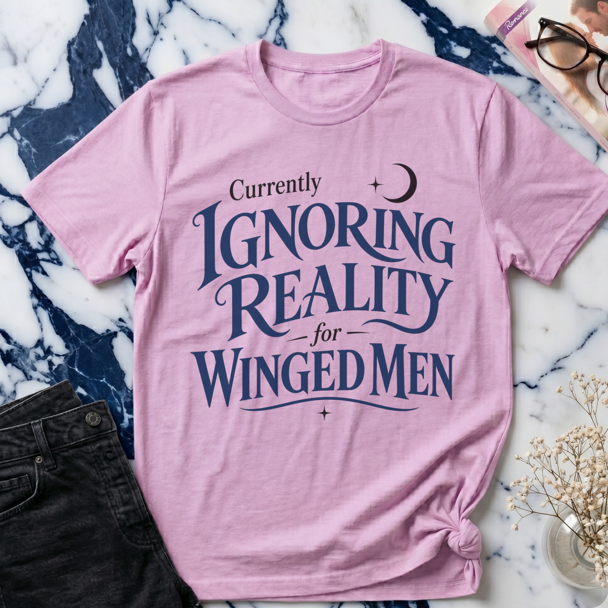 Ignoring Reality for Winged Men T-Shirt