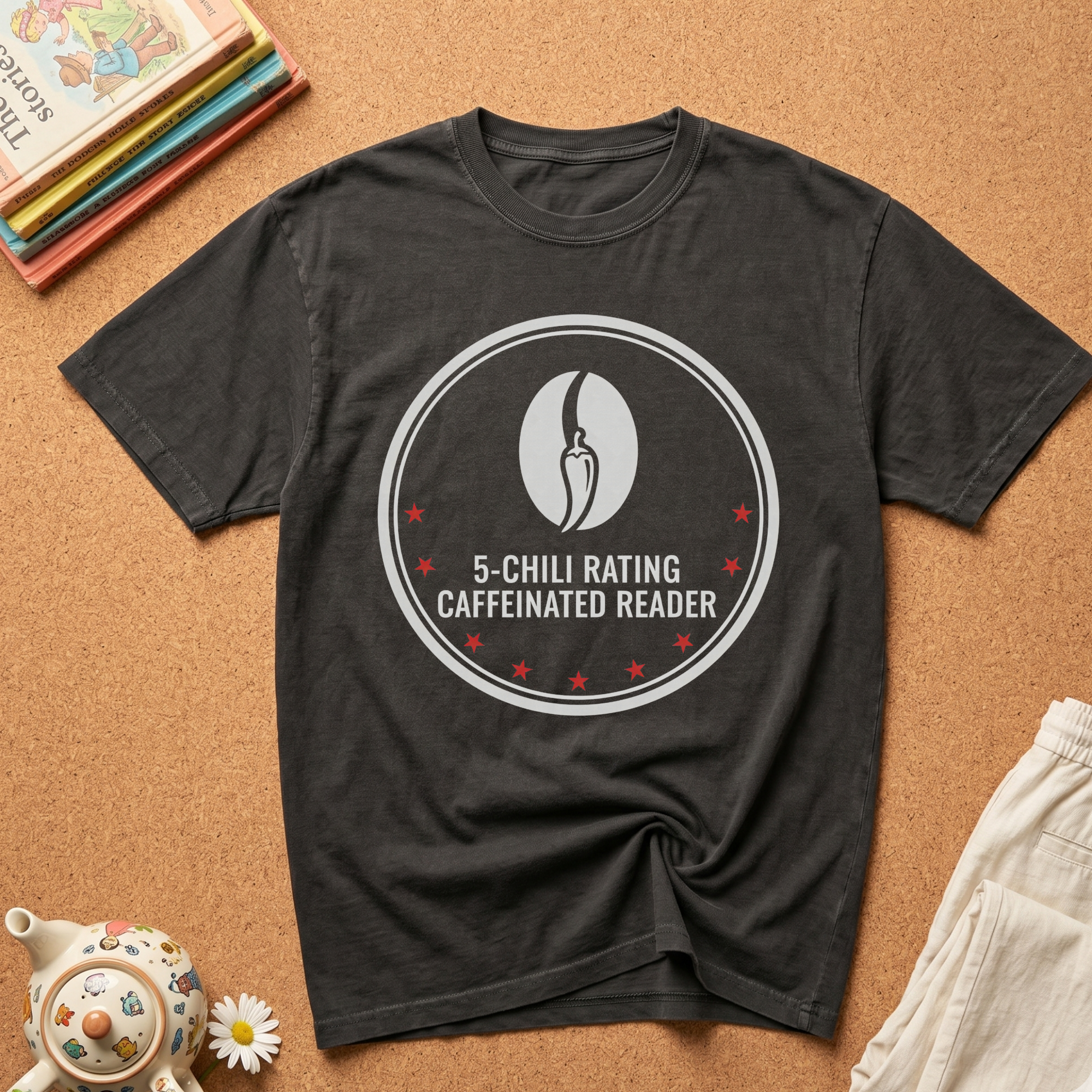 5 Chili Rating T‑Shirt