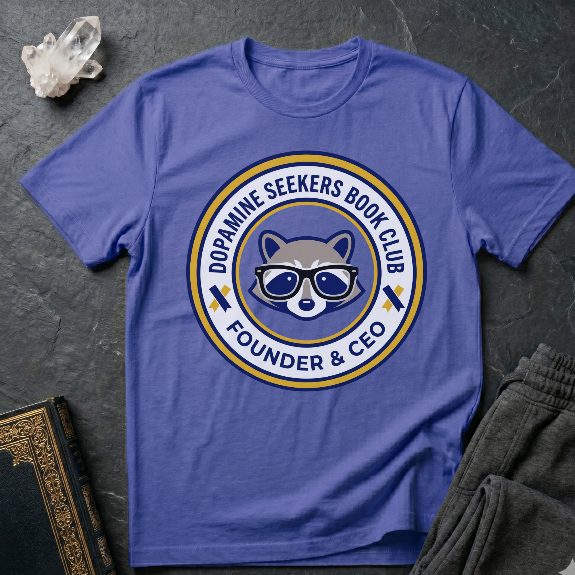 Dopamine Seekers Book Club T-Shirt