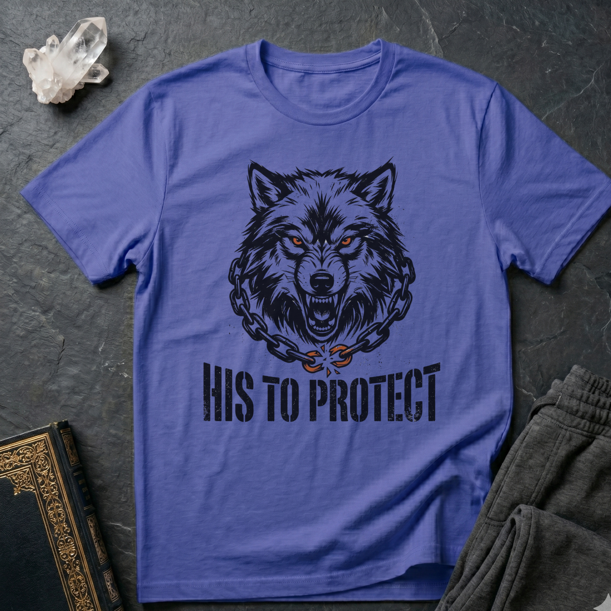 Wolf His to Protect T‑Shirt