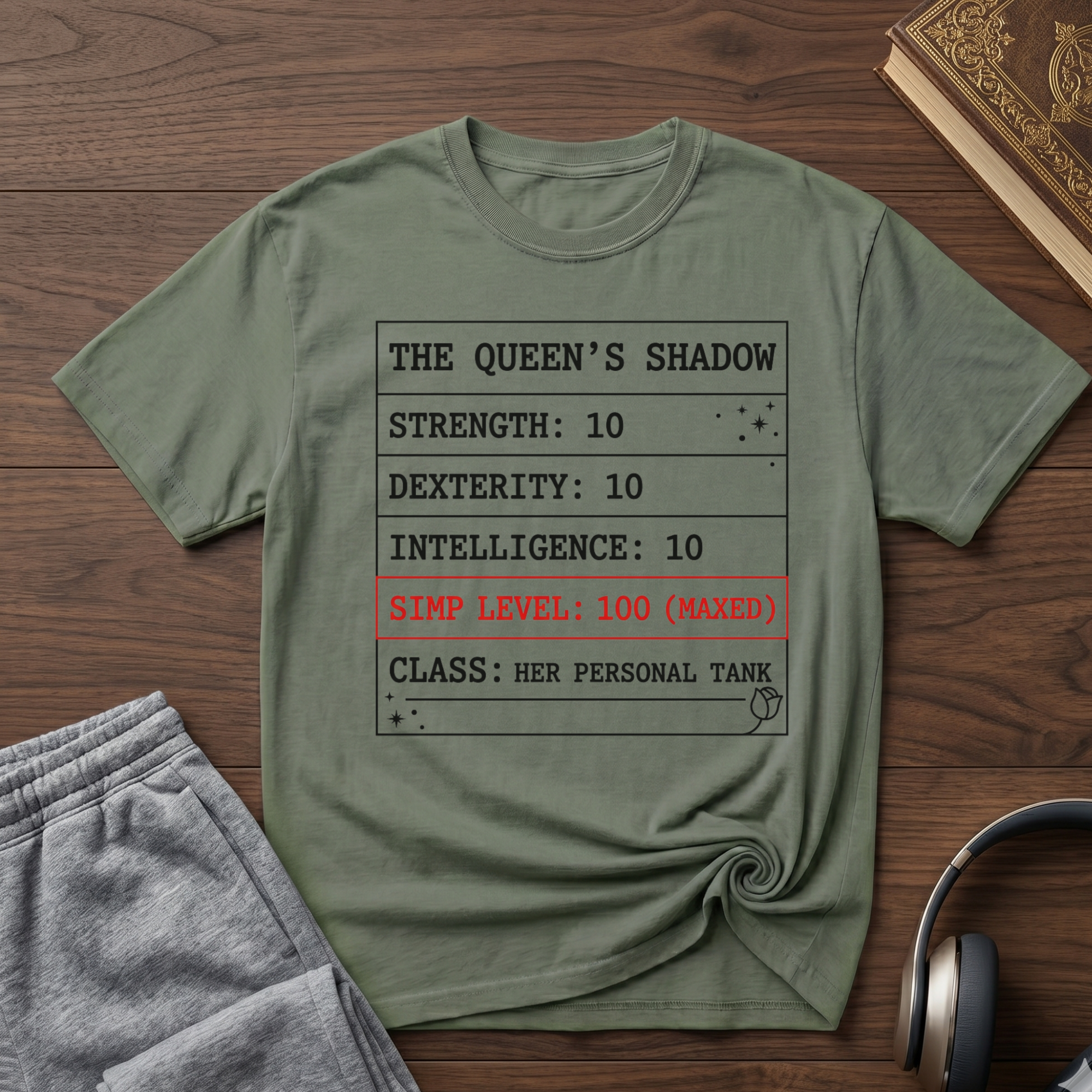RPG Stat T-shirt