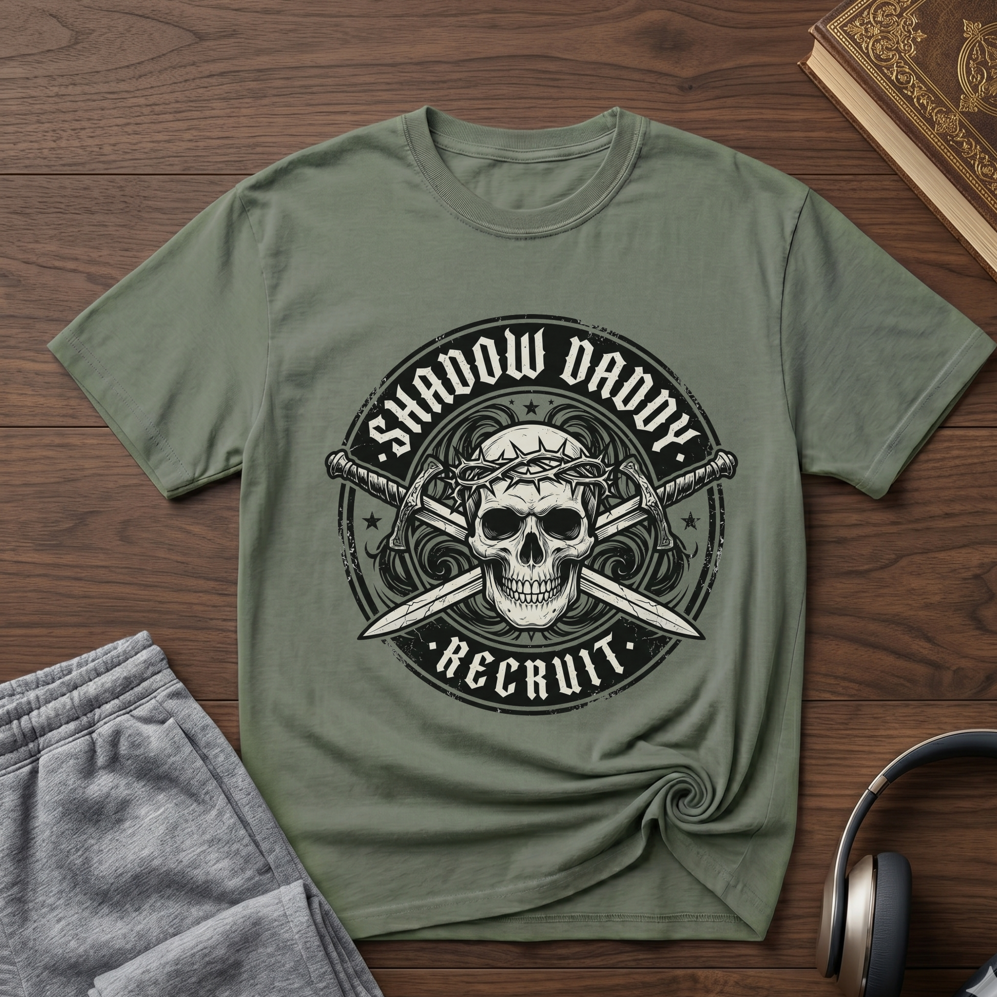 Shadow Daddy Recruit Skull T-Shirt