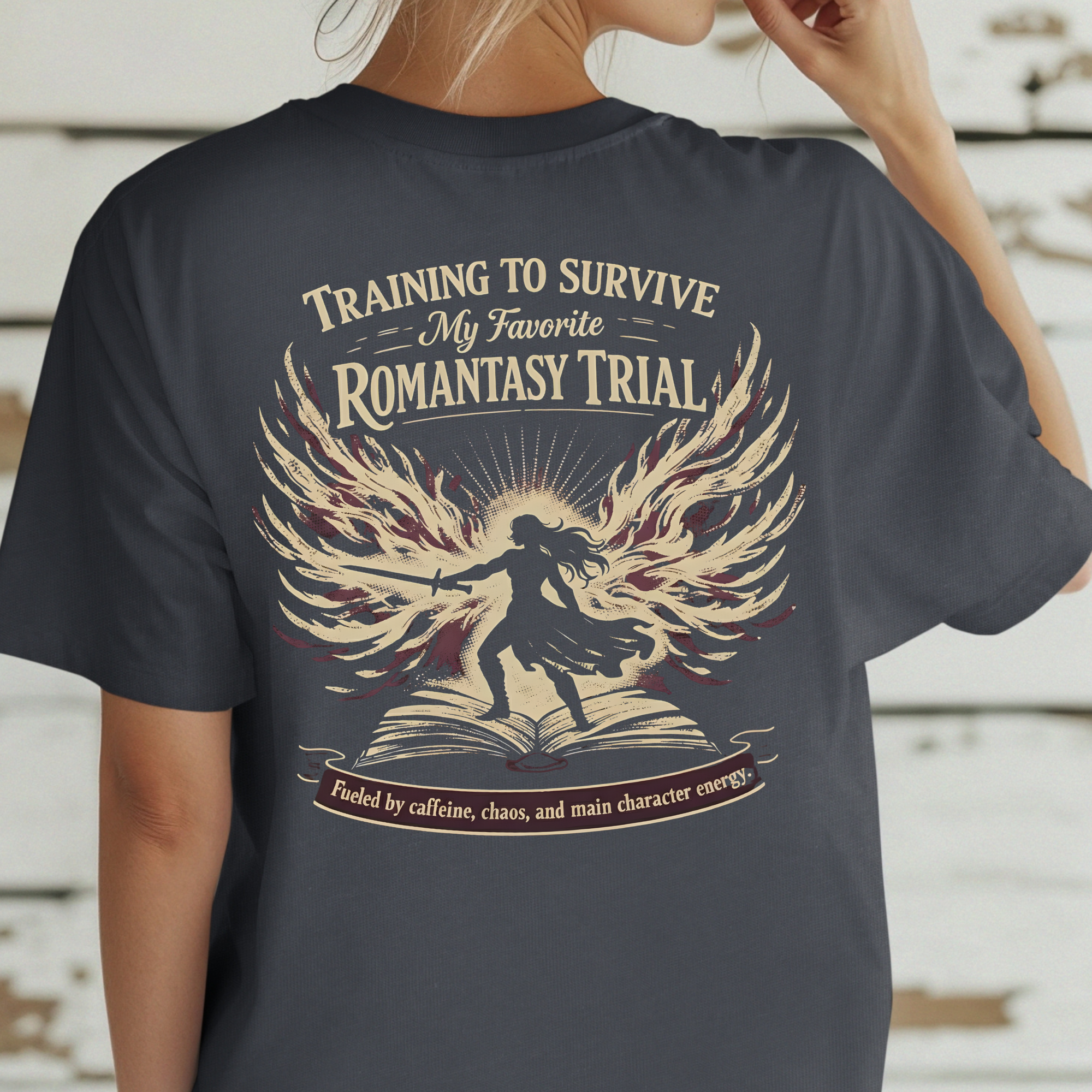 Training to Survive Romantasy Trial t-shirt